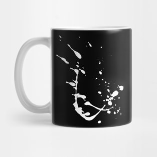White Splash Mug